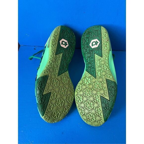 Nike KD VI GS Low Top Camo Easter Green Atomic Mango 599477 303 Size 6 Youth - Picture 4 of 6